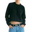 Moletom Feminino Volcom Raglan Careca PRETO-VLBL010037- -1-